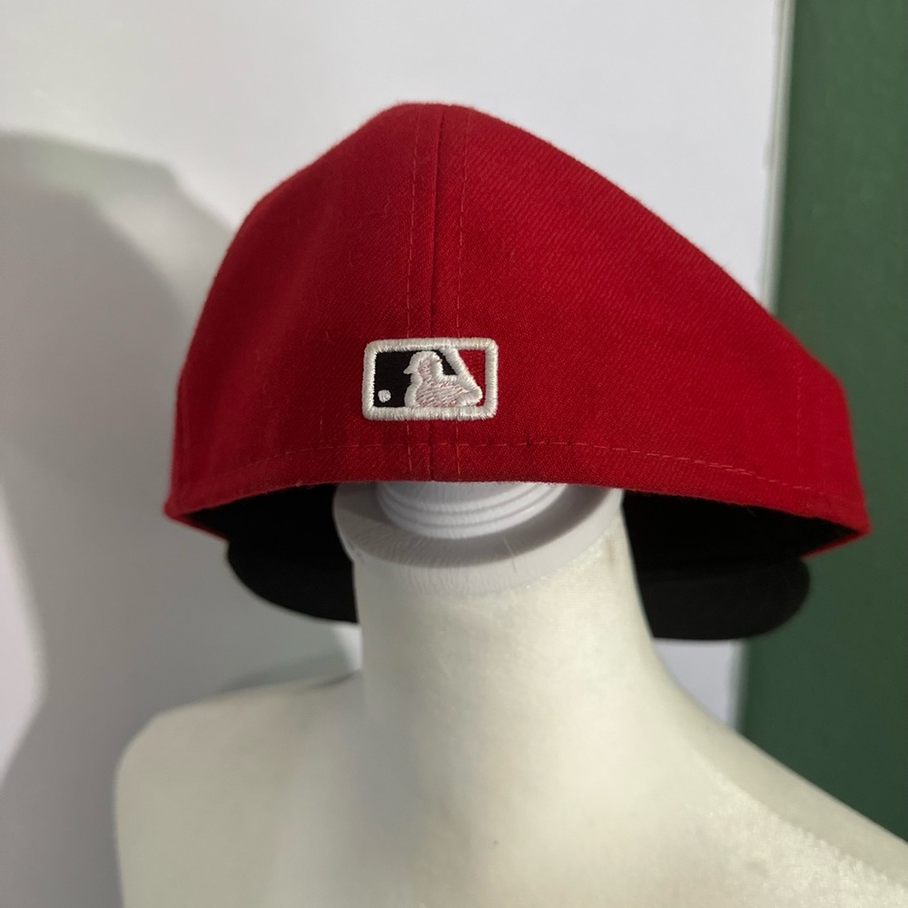 New Era Cincinnati Reds 59FIFTY Fitted Hat - Red/Black - Picture 6 of 8